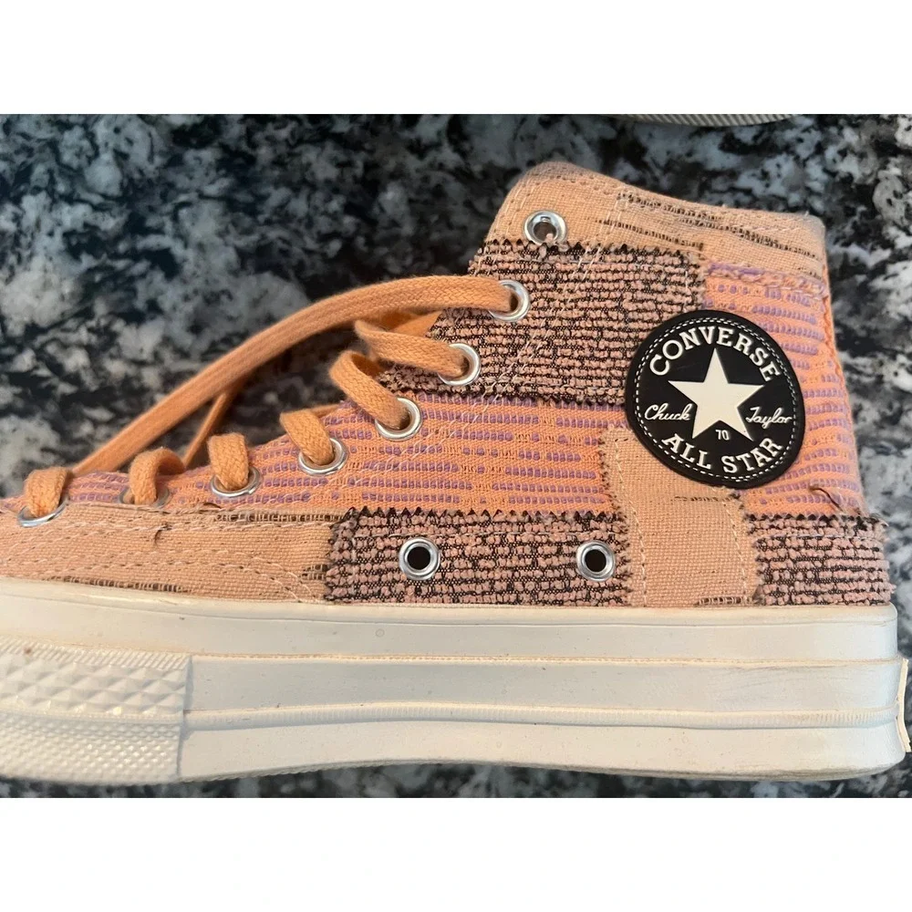 Unisex Converse Chuck 70 Hi Patchwork Orange Sneakers 170058C Mens 7 Wos 9